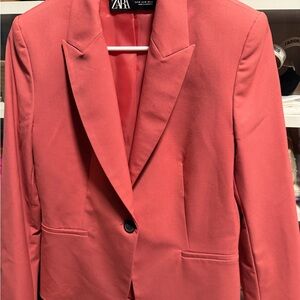 Zara Vibrant Pink Blazer